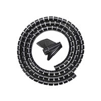 Manchon isolant PE noir et blanc à succès, protection spirale pour câbles de 8 mm, rapport de rétrécissement 2:1 pour réparations de câbles