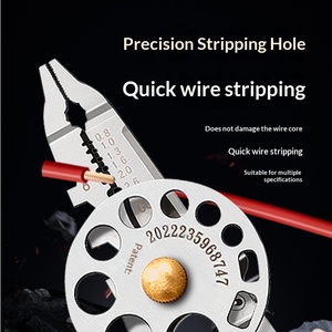Electrician Stripping Pliers Stripping and Cutting Line Multifunctional Universal Industrial Grade Line Breaking Turntable Cable - Product Image 2