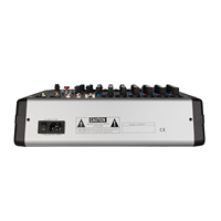 Interface audio professionnelle Biner AG8 8 canaux, mixeur audio USB, contrôleur DJ/console de mixage audio