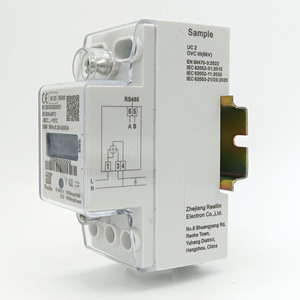 Reallin D1006-BFC/D Single phase tần số <span class=keywords><strong>Meter</strong></span> 65A Mid ul giấy chứng nhận cho giám sát điện EV sạc đống RS485 kết nối - Product Image 1