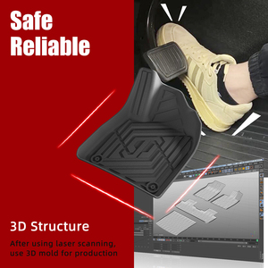 Chất lượng cao chống bụi lót sàn TPE 3D xe sàn Mat không thấm nước lót xe không trượt rhd xe mat cho leapmotor <span class=keywords><strong>C10</strong></span> 2024 - Product Image 3