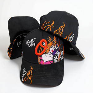 Casquettes de baseball originales Dandy Hats Gorras, fabrication sur mesure, 5 panneaux, cadre en A, sombreros Dandy, bord incurvé, broderie en daim - Product Image 1