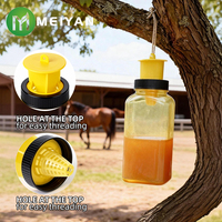 Piège à mouches réutilisable grande capacité, bouteille suspendue pour extérieur, attrape-mouches non toxique pour ferme, jardin, ranch, vente directe usine OEM