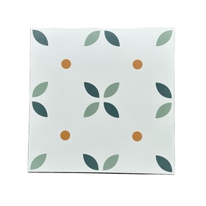 Piastrelle per pavimenti <span class=keywords><strong>e</strong></span> pareti geometriche antiscivolo in gres porcellanato moderno in <span class=keywords><strong>bianco</strong></span> <span class=keywords><strong>e</strong></span> nero 400x400 - Product Image 6