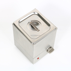 New Silver Electric Stainless Steel Sauce Dispenser Pump with <b>Chocolate</b> <b>Melt</b> Warmer AC 110-240V - Product Image 3