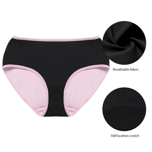 Personalizza mutandine mestruali rosa mutandine mestruali <span class=keywords><strong>Bio</strong></span> cotone <span class=keywords><strong>intimo</strong></span> periodo oeko-tex <span class=keywords><strong>intimo</strong></span> fisiologico mestruale femminile - Product Image 4