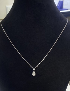 Classic 18K Gold Solitaire <b>Necklace</b> IGI Certified Lab Grown Diamond <b>Necklace</b> Perfect Gift for Engagements and Weddings - Product Image 6
