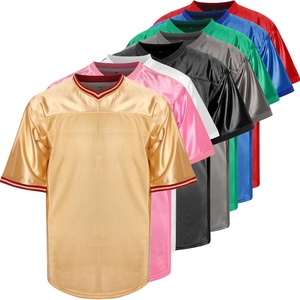 Camiseta Deportiva Unisex de Manga Corta con Cuello en V, Lisa, Personalizable, de Secado Rápido, en Spandex/Poliéster, Estilo Hip Hop, para Verano - Product Image 5
