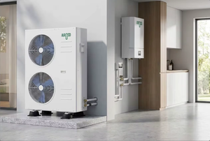 Bomba <span class=keywords><strong>de</strong></span> Calor Aire-Agua Split <span class=keywords><strong>de</strong></span> Alta Eficiencia AIROSD CE BAFA TUV 12KW R32 Full DC Inverter EVI para Hoteles y Uso en Exteriores - Product Image 4