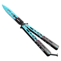 Jouet d'entraînement papillon coloré personnalisé, modèle pliable non affûté, entraîneur de dextérité des doigts EDC, périphérique de jeu, outil d'extérieur