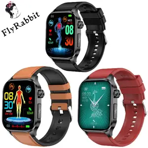 Ekran açık akıllı saat ile flywholesale toptan ET580 akıllı Bluetooth saat Smartwatch kan basıncı akıllı Bluetooth saat