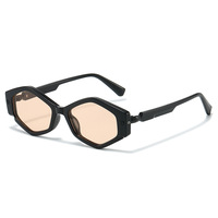 Nouvelles Lunettes de Soleil Unisexe 2026 Tendance Rectangulaires Hexagonales Surdimensionnées UV400, Monture PC Élégante avec Rivets, Verres Solaires Uniques