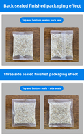 Pulver- und Granulat-Verpackungsmaschinen für Kleinunternehmen Kaffeepulver Salz Tee Abwiegen Zucker Beutel Pulver-Verpackungsmaschine