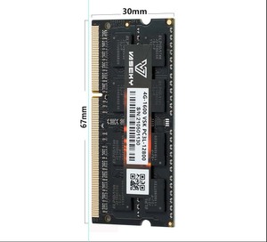 Factory Outlet Vaseky Marca OEM Memoria personalizada <span class=keywords><strong>Ddr3</strong></span> 4GB <span class=keywords><strong>8GB</strong></span> 1600MHz 16 Chips Sodimm <span class=keywords><strong>RAM</strong></span> para computadora portátil - Product Image 5