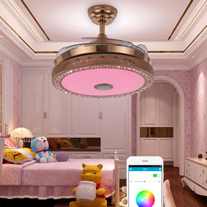 HC 220V LED <strong>Ceiling</strong> <strong>Fan</strong> Lights <strong>Remote</strong>/<strong>Wall</strong>/Rope <strong>Control</strong> 3 Color Temperatures (4100K/3500K/6000K) DC Motor PC Blades 42" for - Product Image 4
