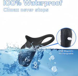 Ademende Vibrerende Penis Mouw Cock <span class=keywords><strong>Ring</strong></span> Vibrator Testikels G Spot Plezier Stimulator Mannelijke Koppels Seksbouw Speelgoed Voor Mannen - Product Image 6