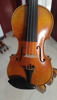 Violon artisanal haut de gamme OEM avec dos en érable flammé monobloc rare, modèle supérieur