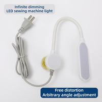 Lámpara LED JP, Lámpara de Costura LED con Interruptor Táctil, Base Magnética, Regulación Infinita, Mini Lámpara