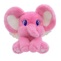 Usine ODM de jouets en peluche en Chine : Nouvelle Peluche Éléphant Bébé Ange Mignonne et Moelleuse, Coussin de Lit Décoratif pour la Maison, 30-50cm avec CE/CPC