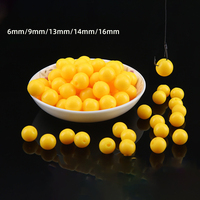 Appâts flottants en silicone personnalisés en usine, marque privée OEM, appâts à la carpe aromatisés au maïs, hameçons pour la pêche en eau sauvage