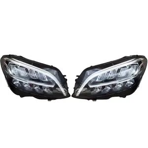 Suitable For Mercedes-Benz 2018 Headlight Original Factory W205 C300 C200 2017-201 C-class Upgrade New LED Car Headlight