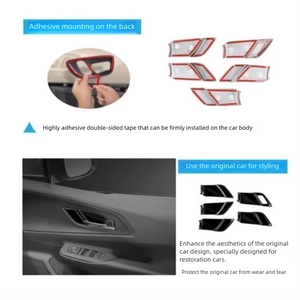 Adecuado para Toyota <span class=keywords><strong>PRIUS</strong></span> Serie 60 2023, Decoración de Marco de Manija Interior Modificada, Adhesivo ABS para el Marco Interior de la Puerta - Product Image 5