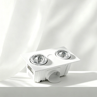 Élégant radiateur de salle de bain au design moderne avec éclairage LED, ventilation intégrée, souffleur puissant et chauffage au plafond