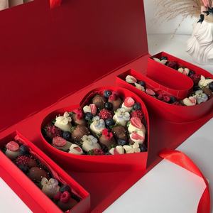 Caja de Regalo de Cartón con Forma de Letra I Love You para el Día de San Valentín, para Arreglos Florales - Product Image 1