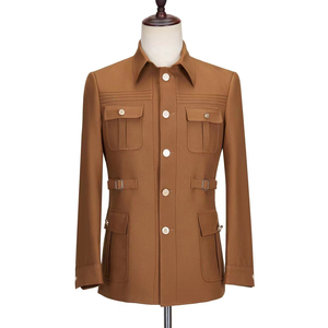 <span class=keywords><strong>Traje</strong></span> <span class=keywords><strong>de</strong></span> <span class=keywords><strong>hombre</strong></span>, 2 piezas, ropa africana, estilo <span class=keywords><strong>de</strong></span> trabajo, <span class=keywords><strong>traje</strong></span> sencillo <span class=keywords><strong>para</strong></span> <span class=keywords><strong>hombre</strong></span>, <span class=keywords><strong>traje</strong></span> ajustado con cuello levantado, <span class=keywords><strong>Safari</strong></span> - Product Image 1