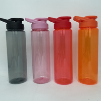 Bouteilles d'Eau de Sport Givrées en Tritan Sans BPA de 500ML et 700ML pour Voyage en Extérieur, Large Goulot, avec Logo Personnalisé