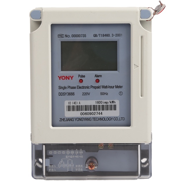 DDSY Prepaid Electricity Meter for Prepayment With IC Card Recharging Machine and Electric Meter