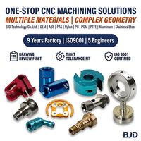 Servicio de Mecanizado CNC Personalizado OEM, Piezas Metálicas de Aluminio Anodizado de Precisión y Acero Inoxidable