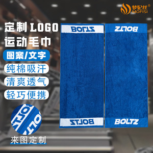 Toalla Deportiva Personalizada 35x75cm 150g Algodón Secado Rápido Fitness Running Toalla Absorbente de Sudor con Diseño Personalizable - Product Image 5