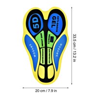 Shorts de cyclisme pour hommes et femmes avec coussin en gel 5D respirant pour vélo de route, VTT, cyclisme, sous-vêtements de cyclisme, pantalon avec coussin