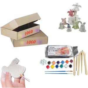 Pâte à modeler 500g d'<span class=keywords><strong>argile</strong></span> sèche à l'air libre non toxique <span class=keywords><strong>auto</strong></span>-<span class=keywords><strong>durcissante</strong></span> pour sculpter et modeler à la main Conceptions personnalisées Pâte à modeler Slime - Product Image 6