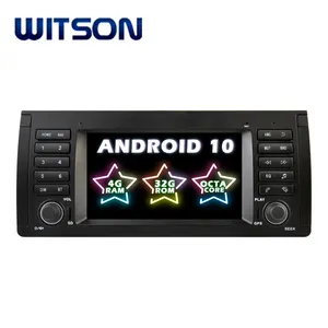 WITSON 안드로이드 10.0 GPS DVD 플레이어 BMW E39/M5/X5/E53 4GB RAM 32GB ROM 내장 무선 CARPLAY + 안드로이드 자동