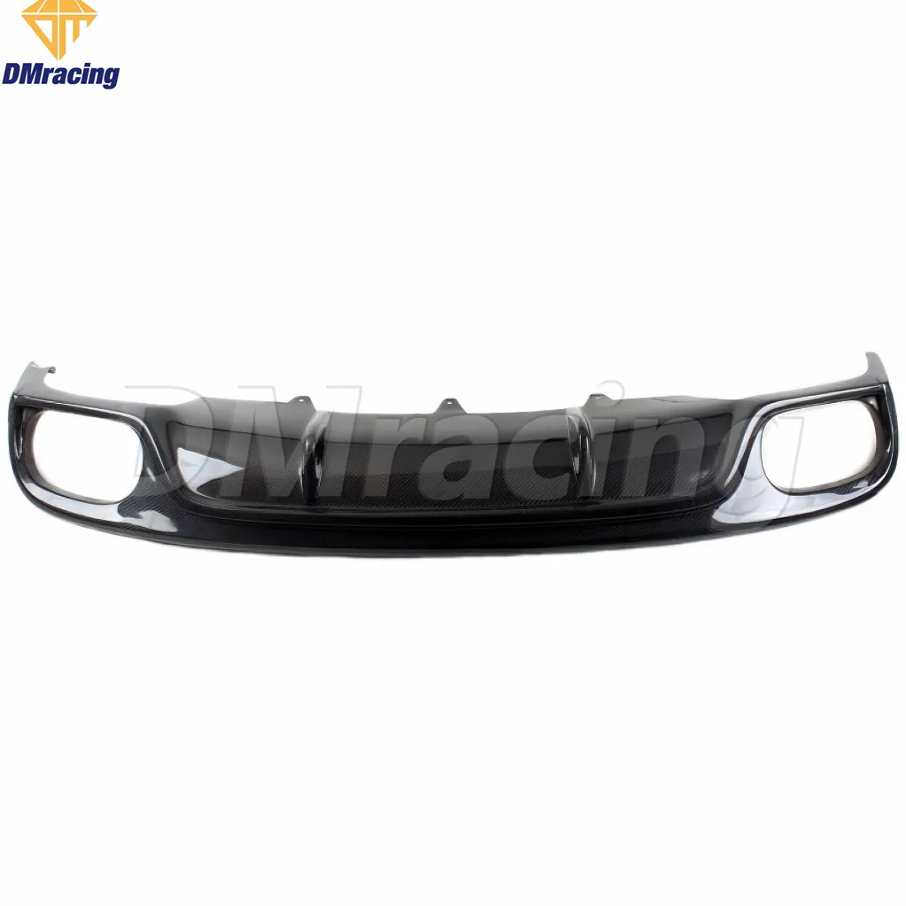 R Phong Cách Sợi Carbon Phía Sau Bumper Khuếch Tán Cho Audi A4 S4 B9 2013-2016