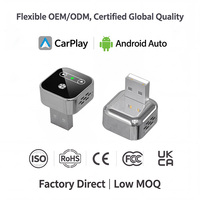 Adaptateur CarPlay sans fil Kyere Mini USB avec clé de réinitialisation WiFi6 BT5.4 pour Apple iPhone, garantie 1 an