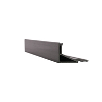 Conception personnalisée Matériaux de construction de bâtiments Profil d'angle en L toutes formes en plastique PVC