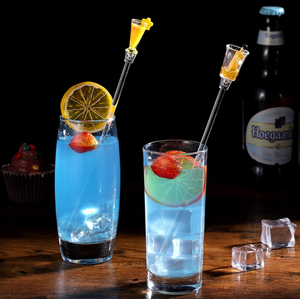 Cucchiaio Miscelatore per Cocktail in Acrilico Colorato, Agitatore per Bevande, Bastoncini per Mescolare Cocktail e Drink - Product Image 2
