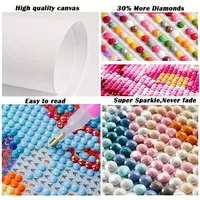 Kit de Peinture Diamant DIY Imprimé Ange 30x40cm Étanche Écologique Perles Rondes Taille Personnalisée Art Mural Suspendu