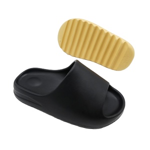 최고 캐주얼 샌들 부드러운 <span class=keywords><strong>EVA</strong></span> 단독 방수 샤워 욕실 슬리퍼 허용 맞춤 슬라이드 슬리퍼 여성용 샌들 옴므 - Product Image 2