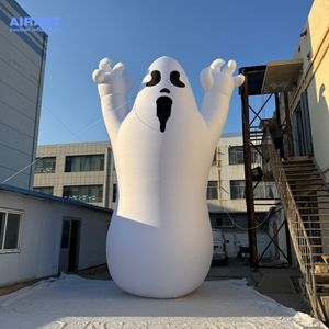 Nouveau design 2026 : Ballon fantôme gonflable amusant pour la décoration de jardin et de patio, décoration gonflable populaire pour Halloween - Product Image 6