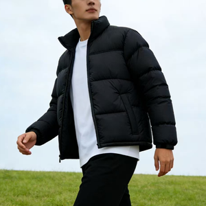 Chaqueta de Plumón Personalizada para <span class=keywords><strong>Hombre</strong></span>, Invierno, Estampado de Cebra, Casacas, Campera <span class=keywords><strong>Hombre</strong></span>, Puffer <span class=keywords><strong>Face</strong></span> - Product Image 5