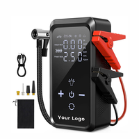 Compresseur d'air portable RideWise de haute qualité avec écran tactile LCD, 10000 mAh, 12 V, démarreur de voiture avec pompe à air pour voiture