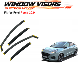 แผ่นบังแดดกันฝนแบบฉีดขึ้นรูปจากโรงงานโดยตรง สำหรับ Ford Puma 2024 - Product Image 1