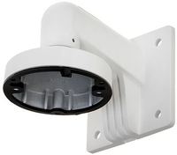 Soporte de Pared DS-1272ZJ-110-TRS para Cámara Domo Tipo Torreta, Accesorios CCTV, Soporte Hikvision de Aleación de Aluminio Blanco para Interiores/Exteriores