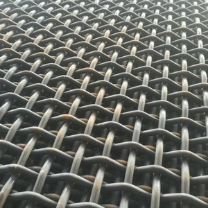 Wholesale 45# 65mn Steel Crimped <strong>Wire</strong> Mesh Screen Sand Gravel Mine Sieve Crusher Woven Hooked Vibrating Screen Mesh Casting - Product Image 1