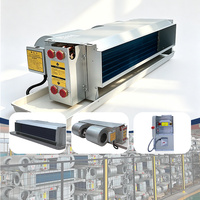 Unité de ventilation à effet de ventilo-convecteur horizontal dissimulée, 2 tuyaux, eau réfrigérée, FCU encastré, 300 400 500 600 CFM pour hôtel, bureau