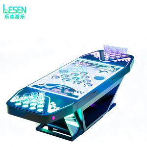 Indoor Game Room New Trendy Bar Arcade Gaming Coin Operated Bounce and Throw Ping Pong <b>Table</b> Game Machine - Product Image 1